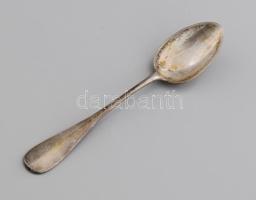 Ezüst (Ag) 12 darabos kávés kanál szett, jelzett, nettó 156g