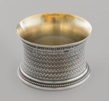 Ezüst (Ag) szalvétagyűrű, jelzett, nettó 49g