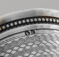 Ezüst (Ag) szalvétagyűrű, jelzett, nettó 49g