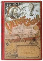 Verne Gyula: Tizenötéves kapitány. Bp., é.n. Eisler G. Az elülső szennylap, címkép, 112/113,125/126, 127/128 lap kijár. II. kiadás. Festett egészvászon kötésben