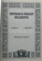 1926-1928 Történelmi és Régészeti Közlemények. I. évf. 1-3., II. évf. 1-4., III. évf. 1-2., 1926. május, szeptember, december, 1927. március, junius-szeptember, október-december, 1928. március-julius. Összesen 9 szám. Három évfolyamban teljes, több száma nem jelent meg! Szerk.: Nyiry Dániel. Szerkesztőhelyettes: Leszih Andor. Miskolc thjf. Város Hivatalos Értesítőjének melléklete. Miskolc, 1926-1928., Magyar Jövő, 16 p.+1 (kétoldalas térkép-melléklet) t.;17-45+1 p.; 47-69+1 p.; 71-97+1 p.+3 t.; 99-146 p.; 147-184+2 p.;185-212 p. Átkötött modern egészműbőr-kötés, kopott, bekötött papírborítókkal, az utolsó előtti szám hátsó borítója apró hiány, az utolsó szám hátsó borítója kissé sérült, részben hiányos, körbevágott, jó állapotban. Rendkívül ritka!