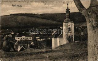 1925 Zdánice, St. Lopour / general view, church (EK)