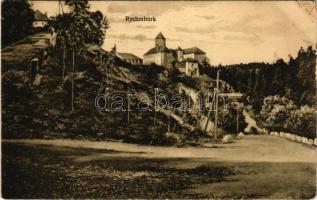 1922 Predhradí, Rychmburk castle. Josef Kunc (fa)