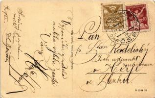 1922 Predhradí, Rychmburk castle. Josef Kunc (fa)