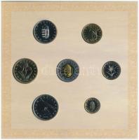 2008. 1Ft-100Ft (7xklf) + Mátyás denár Ag fantáziaverete (10g/0.999/27mm) "Reneszánsz emlékév&q...