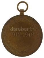 Ausztria 1932. "Osztrák Háborús Emlékérem" bronz kitüntetés mellszalag nélkül T:XF patina
...