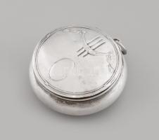 Ezüst (Ag) olvasó tartó, jelzett, d: 3,5 cm, nettó 9,3 g