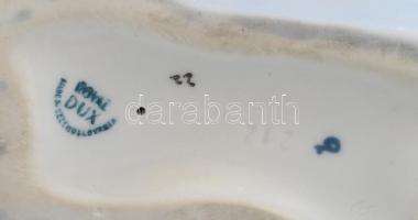 Royal Dux Bohemia barokk hölgy. Jelzett, hibátlan, m: 25 cm