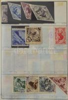 Kb 4-4500 db vegyes külföldi bélyeg 10 db cserefüzetben, benne Közel-Kelet, Finnország, Norvégia, Németország, Ausztrália, Kanada, Lengyelország, USA, Dánia stb.