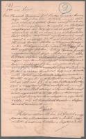1936 Nagybánya, Dr. Erdődy Ignác Gusztáv honvéd főtörzsorvos személyes irathagyatéka, 4 db irat, közte általa írt levél is
