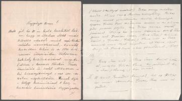 7 db irat a debreceni Kecskés család családfakutatásával kapcsolatban, huszár és katonai felmenők, c...