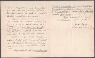 7 db irat a debreceni Kecskés család családfakutatásával kapcsolatban, huszár és katonai felmenők, c...