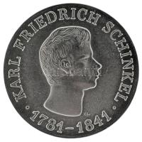 Német Demokratikus Köztársaság 1966. 10M Ag "Karl Friedrich Schinkel" kapszulában T:AU / German Democratic Republic 1966. 10 Mark Ag "Karl Friedrich Schinkel" in capsule T:AU Krause KM#15