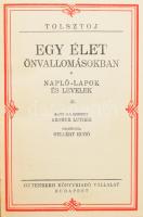 Tolsztoj Egy élet önvallomásokban I-IV. Két kötetbe kötve. Aranyozott kiadói egészvászon kötés
