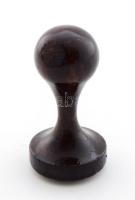 Fazekas Mihály Fővárosi Gyakorló Általános Iskola fanyelű pecsételő, h: 7 cm