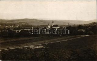 1928 Bánfalva (Bánhorváti), látkép, templom. photo