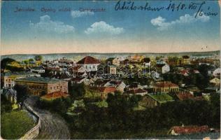 1918 Jaroslaw, Jaroslau, Yareslov; Ogólny widok / Totalansicht / general view with synagogue (small tear)