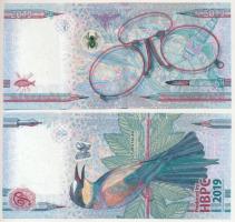 2019. "Herman Ottó" (2xklf) mintabankjegy pár tervezet, magyar nyelvű tájékoztatóval. Terv...