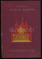 Hedin, Sven: Pekingtől Moszkváig. Ford.: Balassa József. Bp., [1925], Franklin-Társulat, 1 (címkép) t.+ 231+(1) p.+ 1 (kihajtható térkép) t. Fekete-fehér képekkel illusztrálva. Kiadói aranyozott, festett, illusztrált egészvászon-kötés, nagyrészt jó állapotban, a borítón és néhány lapon kis foltokkal.
