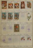 Kb 4-4500 db vegyes külföldi bélyeg 10 db cserefüzetben, benne Görögország, Franciaország, Ausztria,...