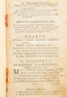 Hübner, [Johann] János: Száz és négy válogatott bibliabéli históriák, a mellyeket az Ó és Új Testamentomi Szent Írásokból [...] öszve-szedett - - . H.n., é.n., k.n., 5-446 p. Félvászon-kötésben, hiányos (címlap, 1-4. old. + a könyv végéről több lap?), viseltes, sérült borítóval, helyenként kissé sérült, foltos lapokkal.