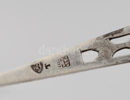 1824 Ezüst (Ag) szószos kanál, 13 latos, jelzett, mesterjegyes, h: 13 cm, nettó 18g