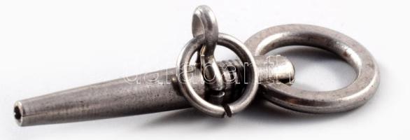 Női zsebóra. XIX. sz. közepe. 18K arany (Au) kézi zománcfestéssel. P. Aiguilles, jelzéssel, köves sz...