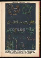 cca 1930 Beszélő rajzok az elemi iskolák I-IV. oszt. számára. Összegyűjtötte: Tirpák Sándor. (4 db f...