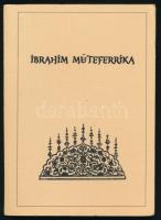 Simonffy, Aladar : Ibrahim Müteferrika : Bahnbrecher des Buchdrucks i der Türkei Verlag: Dr. Vajna &amp; Bokor, Budapest, 1944. 60 p. Kiadói papírborítóval