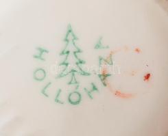 Hollóházi pingvin alakú váza. Terv.: Koczor Sándor. Jelzett, kis kopással, m: 20 cm