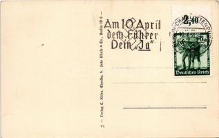 1938 Berlin; die Deutschlandhalle / 1936 Summer Olympics arena, NSDAP, nazi party propaganda, swasti...