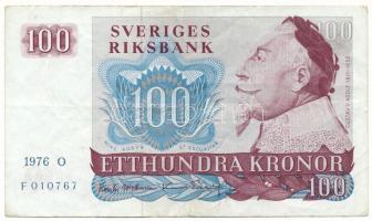 Svédország 1976. 100K "F 010767" T:F Sweden 1976. 100 Kronor "F 010767" C:F Krause 54.