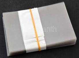 100 db 128 x 190 mm méretű, átlátszó levéltok, használt