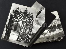 79 db MODERN fekete-fehér magyar város képeslap (Képzőművészeti Alap) / 79 MODERN black and white Hungarian town-view postcards