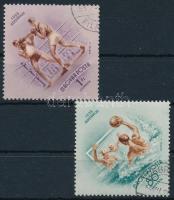 1953 Népstadion 2 bélyeg számvízjellel