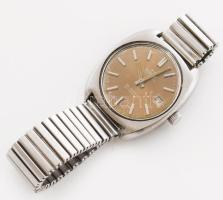 Pierpont svájci automata karóra. Jelzett, működik. d: 35 mm Fém szíjjal