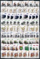 2017-2021 Postatörténet 180 db öntapadós bélyeg (22 klf)