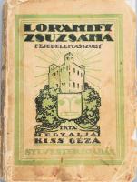 Kiss Géza Hegyaljai Lorántfy Zsuzsána, I. Rákóczi Györgyné fejedelemasszony   Tahitótfalu, 1924.Sylvester kiadás. 177p. Kiadói papírborítóval, sérült.