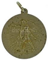 1927. "Somogyi Levente Versenyek / Patria" ezüstözött bronz díjérem füllel (30mm) T:XF