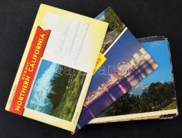 79 db MODERN képeslap: Amerikai Egyesült Államok és Kanada + 1 leporello / 79 modern postcards: USA and Canada + leporello