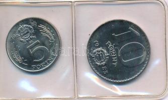 1983. 20f Al + 5Ft Ni + 10Ft Ni "FAO" sor, eredeti műbőr tokban, tanúsítvánnyal T:UNC Adamo EM69, EM70, EM71