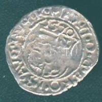 Miksa 1570. Denár Ag ÉH.766a T:3- kitörés