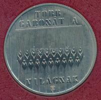 1983. 100Ft Cu-Ni "FAO - Több gabonát a világnak" műbőr tokban, tanúsítvánnyal T:UNC Adamo...