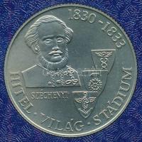 1983. 100Ft Cu-Ni-Zn "Széchenyi István" eredeti műbőr tokban, tanúsítvánnyal T:BU
Adamo E...