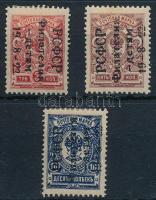 1922 Gyermeksegély 3 klf érték Mi 187-189 (Mi EUR ** 150.-) garancia nélkül / no guarantee