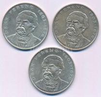 1994. 200Ft Ag "Deák" (3x) T:AU,XF patina
Adamo F13.1