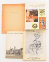 4 db múzeumi kiadvány - A Magyar Nemzeti Galéria; Remekművek a bécsi Albertinából; A Magyar Nemzeti Galéria gyűjteményei; Csontváry emlékkiállítása. Kiadói egészvászon és papírkötés, változó állapotban.