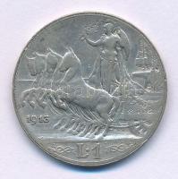 Olaszország 1913R 1L Ag "III. Viktor Emánuel" T:VF Italy 1913R 1 Lira Ag "Vittorio Emanuele III" C:VF Krause KM#45