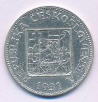 Csehszlovákia 1931. 10K Ag T:XF,VF Czechoslovakia 1931. 10 Korun Ag C:XF,VF Krause KM#15