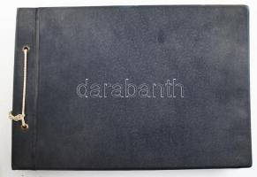 cca 1940 Tarnów, fotóalbum 20 db feliratozott fotóval, 17,5×12,5 cm